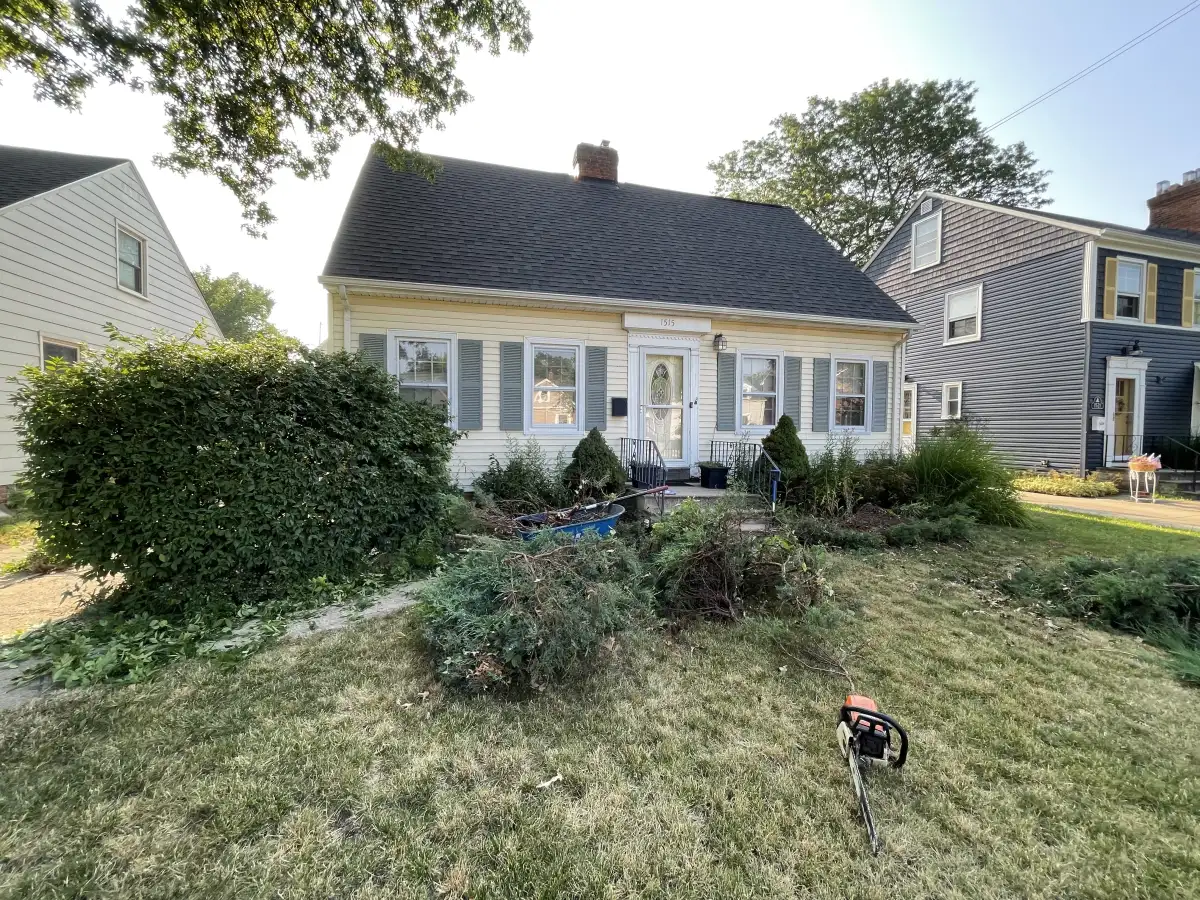 Professional landscaping project in Cleveland Ohio
